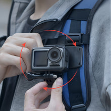 360 Rotation Bag Backpack Shoulder Strap Mount Strap Holder for GoPro_5