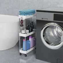 Multi-purpose Portable Bathroom Storage Rack on Wheels_3