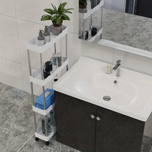 Multi-purpose Portable Bathroom Storage Rack on Wheels_1