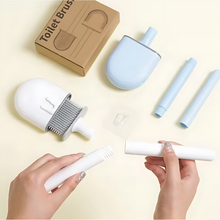 Long Handle Flexible Silicone Toilet Brush Cleaner_1