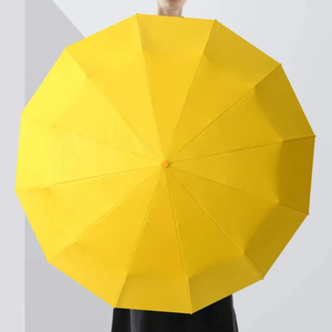 72 Bone Sunshade UV Protection Reverse Automatic Folding Umbrella_2