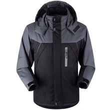 Winter Outdoor Coat Stand Collar Neck Protection Hooded Long Sleeve Cold-proof Windproof Jacket_0