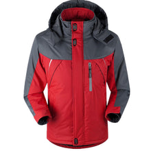 Winter Outdoor Coat Stand Collar Neck Protection Hooded Long Sleeve Cold-proof Windproof Jacket_2