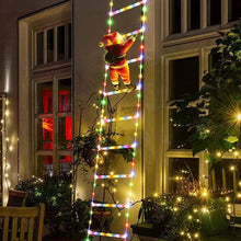 Outdoor Christmas LED Ladder Fairy Lights with Santa_0