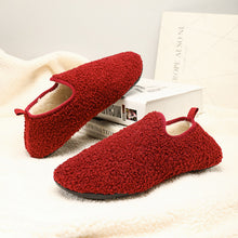 Non-Slip Home Footwear Soft Plush Warm Slippers_1