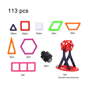 Kids Mini Magnetic Construction Building Blocks Set_11