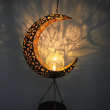 Outdoor Wrought Iron Hanging Solar Powered Wind Chime Light_3