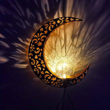 Outdoor Wrought Iron Hanging Solar Powered Wind Chime Light_5
