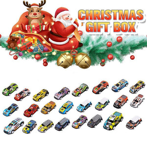 Advent Calendar Christmas Racing Cars Die cast Cars Toy_1