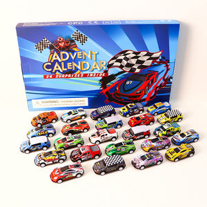 Advent Calendar Christmas Racing Cars Die cast Cars Toy_4