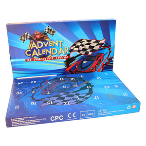 Advent Calendar Christmas Racing Cars Die cast Cars Toy_5