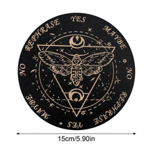 Wooden Moon and Star Pendulum Board for Metaphysical Healing and Divination_10