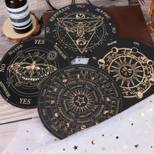 Wooden Moon and Star Pendulum Board for Metaphysical Healing and Divination_0