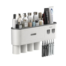 Smart Magnetic Inverted Toothbrush Holder with Automatic Toothpaste Squeezer_8