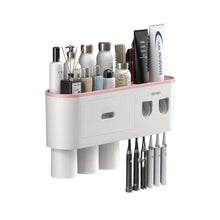 Smart Magnetic Inverted Toothbrush Holder with Automatic Toothpaste Squeezer_15