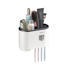 Smart Magnetic Inverted Toothbrush Holder with Automatic Toothpaste Squeezer_12