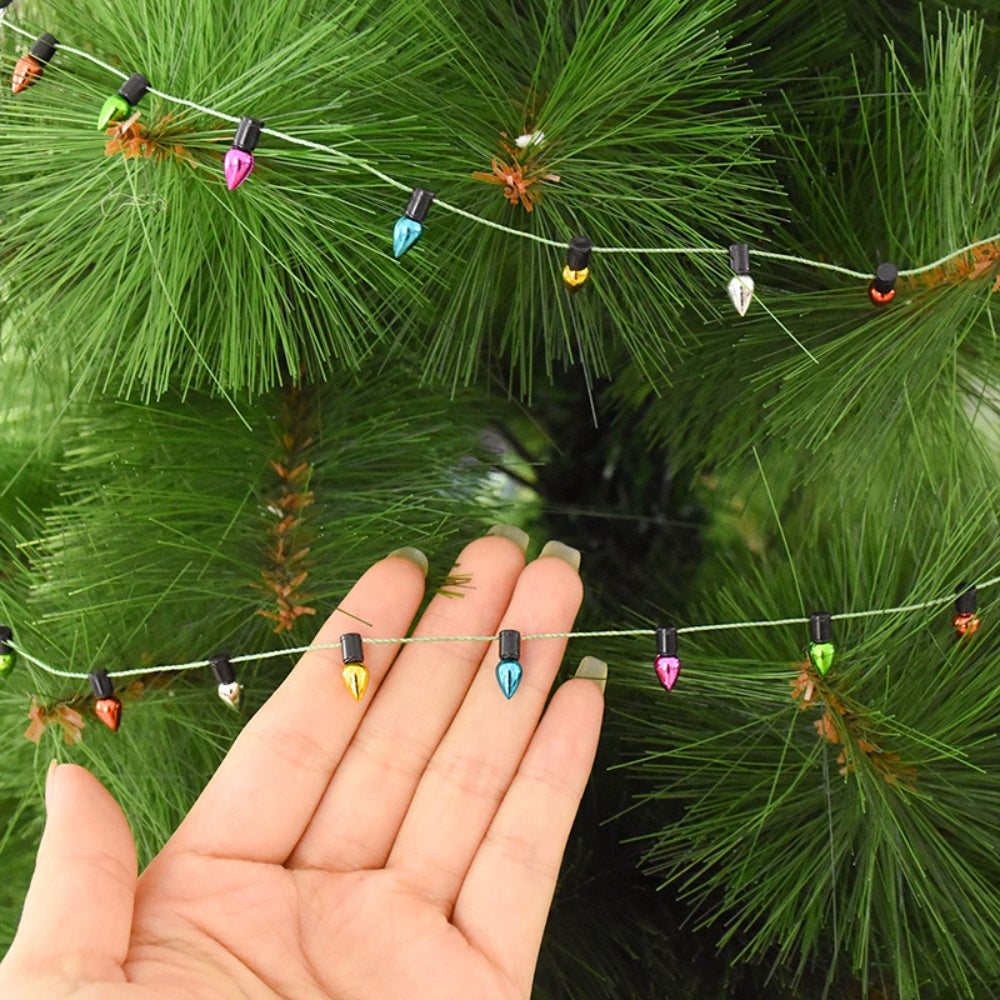 5M Colorful Bulbs String Garland Christmas Home Decorations Not LED_0
