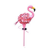 Garden Solar Lights Outdoor Solar Powered Flamingo Stake Lights Metal Flamingo Decorative Lights Weatherproof Pink Flamingo_5