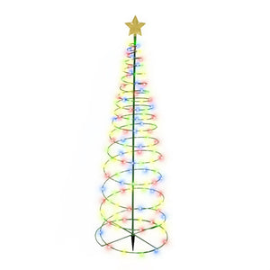 Festive Solar Christmas Tree Lights for Outdoor Garden Scene_5