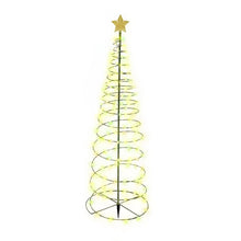 Festive Solar Christmas Tree Lights for Outdoor Garden Scene_6
