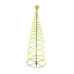 Festive Solar Christmas Tree Lights for Outdoor Garden Scene_6