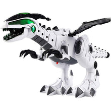 Mechanical Dinosaur Robot Automatic Walking Voice Spraying Glowing Animal Toy_0