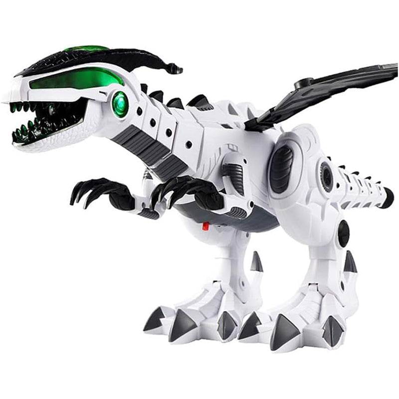 Mechanical Dinosaur Robot Automatic Walking Voice Spraying Glowing Animal Toy_0
