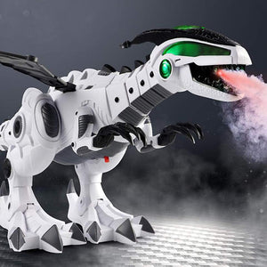 Mechanical Dinosaur Robot Automatic Walking Voice Spraying Glowing Animal Toy_1