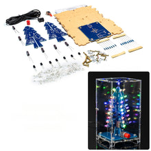 Christmas Tree DIY Kits RGB LED Flashing Tree DIY Kits Electronics Soldering Colorful_4