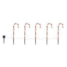 8PCS Solar Candy Cane Lights Waterproof and Versatile for Christmas, Garden and Lawn Decor_4