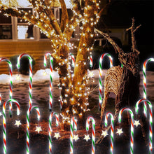 5PCS Solar Candy Cane Lights Festive Christmas Decor for Gardens, Lawns and Landscapes_4