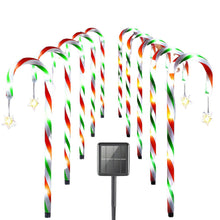 5PCS Solar Candy Cane Lights Festive Christmas Decor for Gardens, Lawns and Landscapes_6