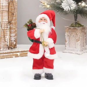 Christmas Home Decor Santa Claus Doll with Gift Bags_5