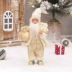 Christmas Home Decor Santa Claus Doll with Gift Bags_3