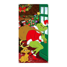 Monster Thief Shaped Christmas Door Cover and Banner Decoration Christmas Party Decoration_9