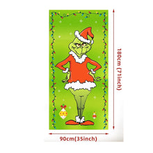 Monster Thief Shaped Christmas Door Cover and Banner Decoration Christmas Party Decoration_12