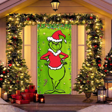 Monster Thief Shaped Christmas Door Cover and Banner Decoration Christmas Party Decoration_0