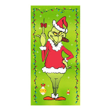 Monster Thief Shaped Christmas Door Cover and Banner Decoration Christmas Party Decoration_4