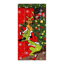 Monster Thief Shaped Christmas Door Cover and Banner Decoration Christmas Party Decoration_6