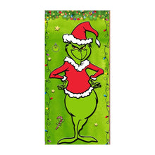 Monster Thief Shaped Christmas Door Cover and Banner Decoration Christmas Party Decoration_7