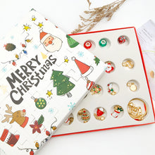 Surprise Blind Box Set 24 Countdown Calendar Advent Christmas Charms Bracelet Set DIY_2