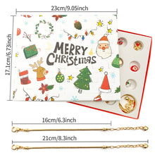 Surprise Blind Box Set 24 Countdown Calendar Advent Christmas Charms Bracelet Set DIY_5