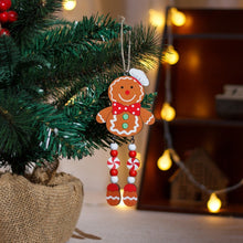 Christmas Tree Gingerbread  Pendant Wooden Ornaments Gingerbread Pendant Decorations Accessories_3