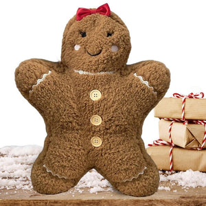Christmas Gingerbread Man Pendant Christmas Tree Party Home Decor Pillow For Decoration Couch_3