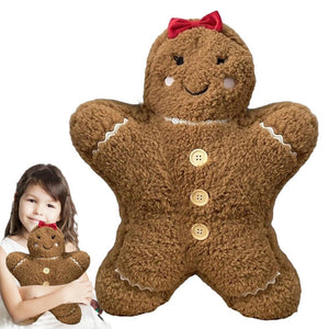 Christmas Gingerbread Man Pendant Christmas Tree Party Home Decor Pillow For Decoration Couch_4
