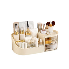 Large Capacity Cosmetic Storage Box with Clear Drawer Multi functional Makeup Organizer_7