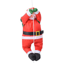 Charming Santa Claus Climbing Rope Ladder_6