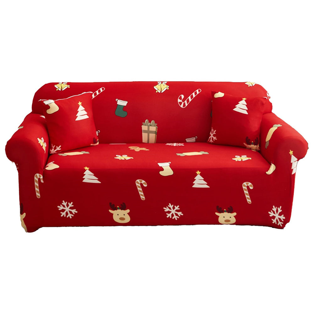 Christmas Stretch Sofa Cover Slipcover_0
