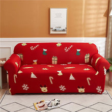 Christmas Stretch Sofa Cover Slipcover_2