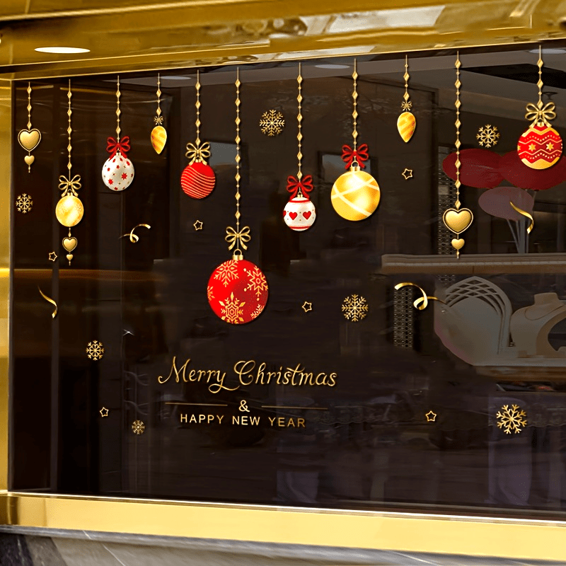 Christmas Wall Sticker Xmas Window Decals_0